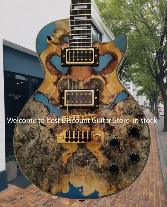 Custom Ebony fretboard, gold hardware Electric Guitar - 01236