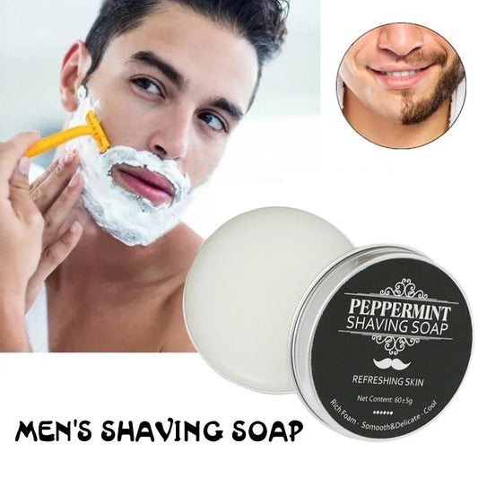 Men's Organic Foam Shaving Soap Bar