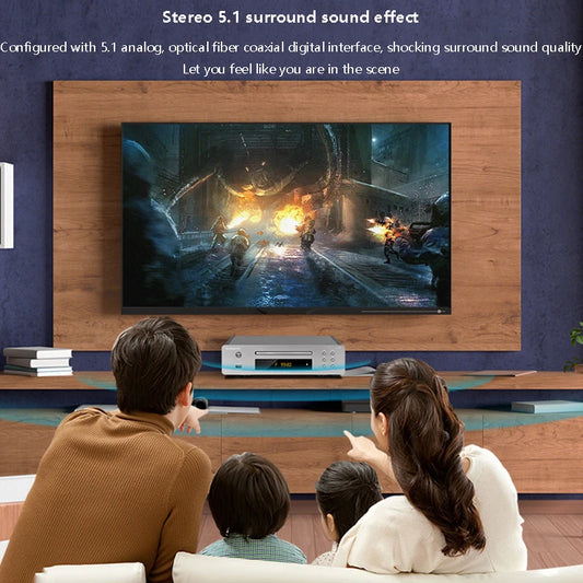 DVD/CD Player | Dolby 5.1 Channel USB/Audio/Video/Player/Digital/Fiber
