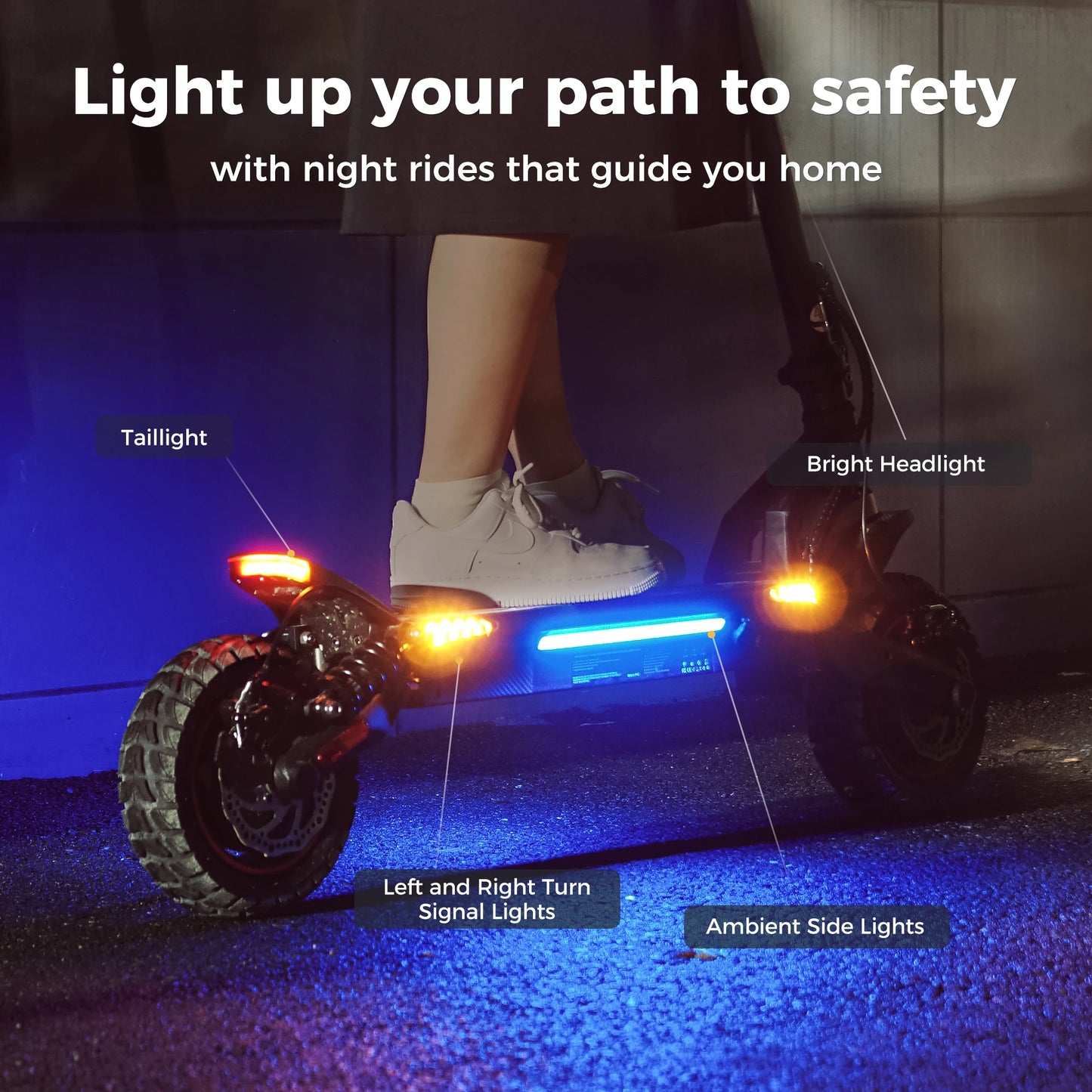 iScooter iX7 Pro Foldable Electric Kick Scooter | High Speed 60 km/h 2000W/ 48V 17.5Ah Battery