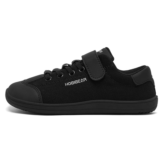 HOBIBEAR Minimalist Lightweight Sneakers - Artificial Leather Fabric Shoes