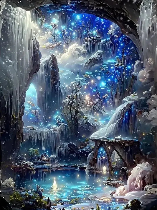 5D Diamond Painting Mosaic Fantasy Landscape