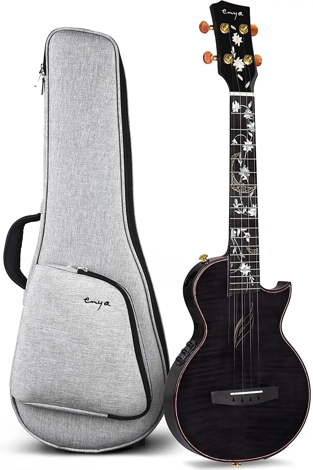 Enya 26" Tenor Ukulele with Built-in AcousticPlus Pickup EUT-E6