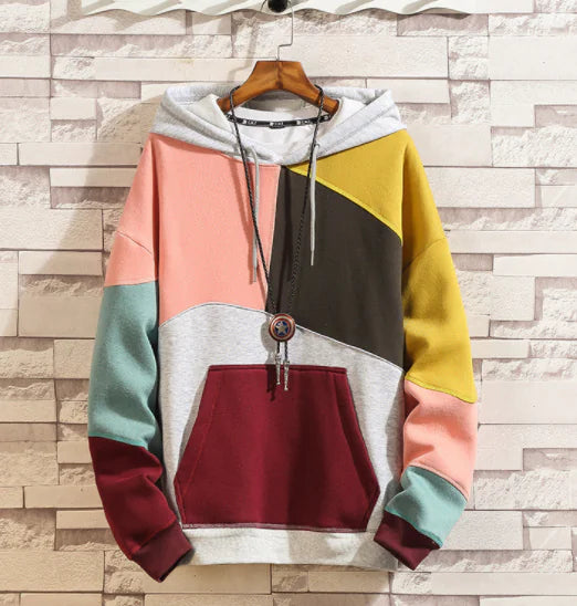 Urban Patchwork Skate Hoodie
