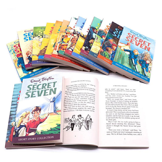 The Secret Seven Collection | Adventure Detective Fiction Novels - 16 Books (Enid Blyton Children's Literature)