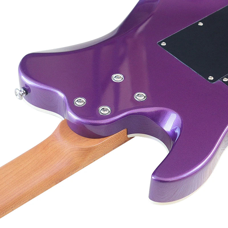 39" High Glossy, Solid Okoume Body, Roasted Maple Neck Electric Guitar