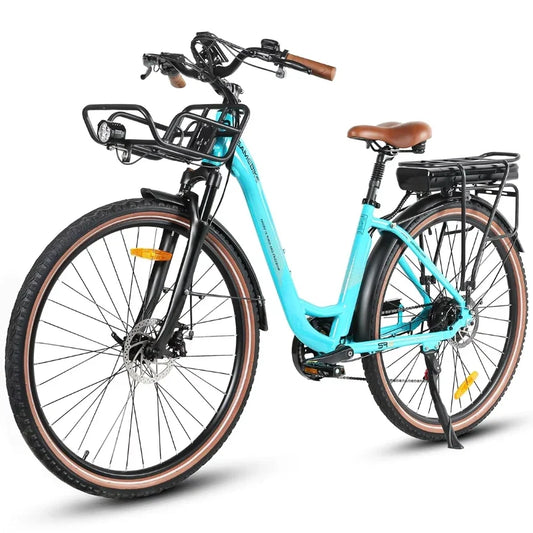 SAMEBIKE RS-A07 28" 500W Brushless Motor Electric City Bike | 36V13AH Lithium Battery