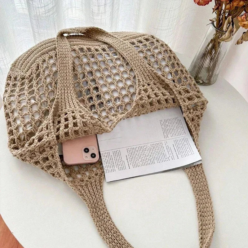 Women's Bohemian Crochet Shoulder Bag