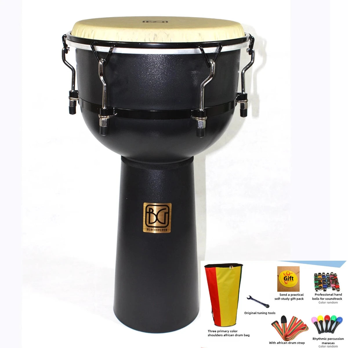 10" & 12" Professional Djembe Drum - Percussion Instruments