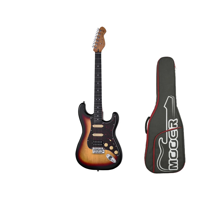MOOER MSC10 Pro Electric Guitar for Beginners Including Guitar Bag
