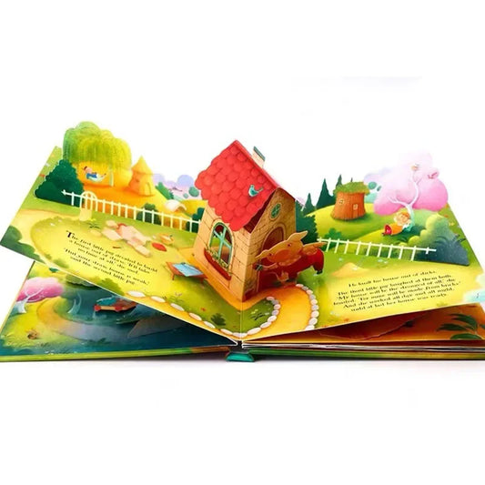 Usborne Three Little Pigs 3D Pop-Up Reading Book