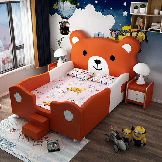 Creative Cartoon Bear Children's Bed