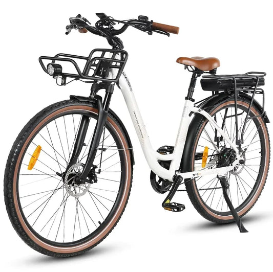 SAMEBIKE RS-A07 28" 500W Brushless Motor Electric City Bike | 36V13AH Lithium Battery