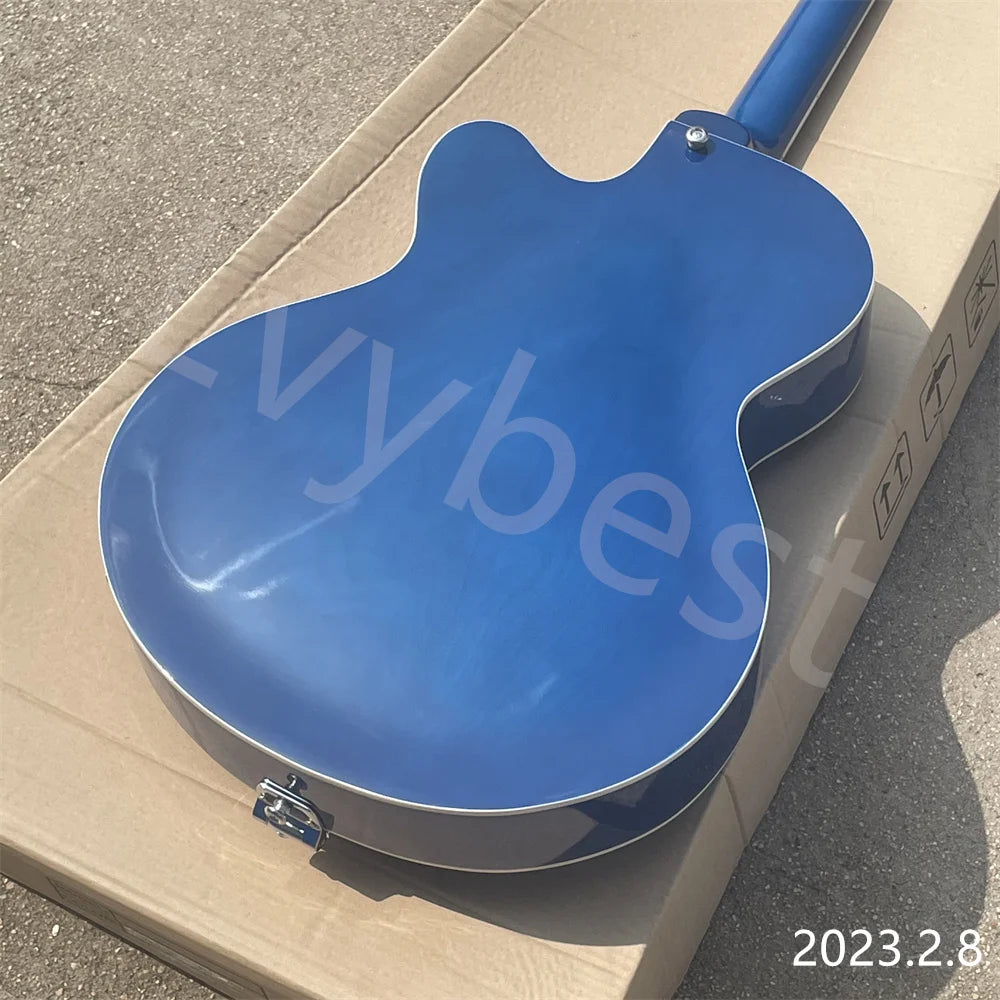 Lvybes Gretch Hollow Body Double F Blue Falcon Electric Guitar