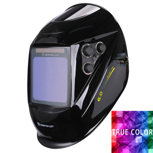 Auto Darkening Welding Helmet (Large 100x97mm) | 4 Sensors for MIG MAG MMA Welder Machine