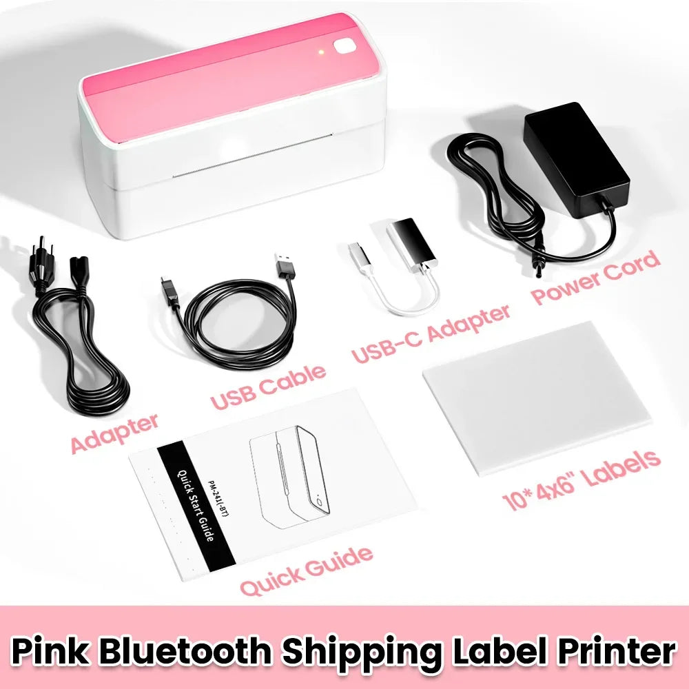 Wireless Small 4x6 Shipping Label Printer | Bluetooth