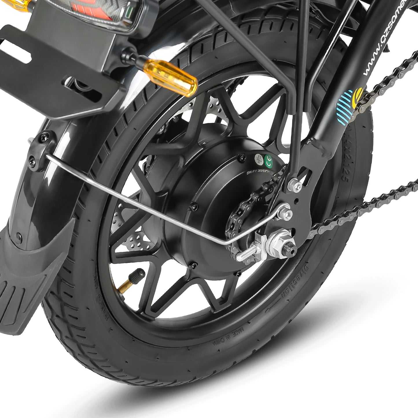 Samebike YINYU14 14" Foldable Electric Bike for Adults | 36V 7.8Ah Lithium Battery