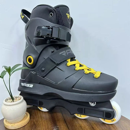 Professional Aggressive Inline Skates for Men & Women – Ultralight Street Roller Blades with Durable Comfort Fit