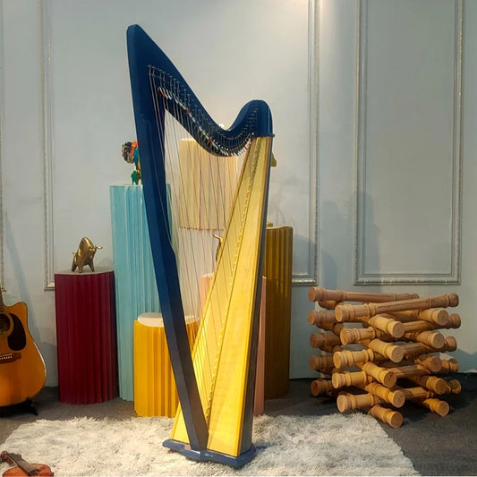 Professional Arpa 38-String Lever Irish Harp for Beginners