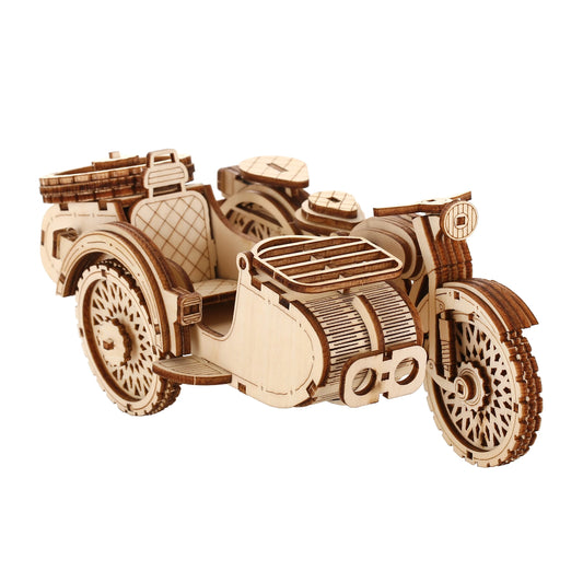 Trike 3D Wooden Puzzle, Scale Model,DIY Model Kit, Handcraft Gift,Home Decoration,Mechanical Model Kit, Building Toy