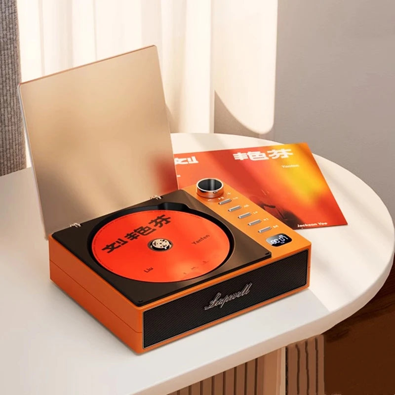 Classic Wireless CD Player with Built-in Speakers,Earphone & Remote Control