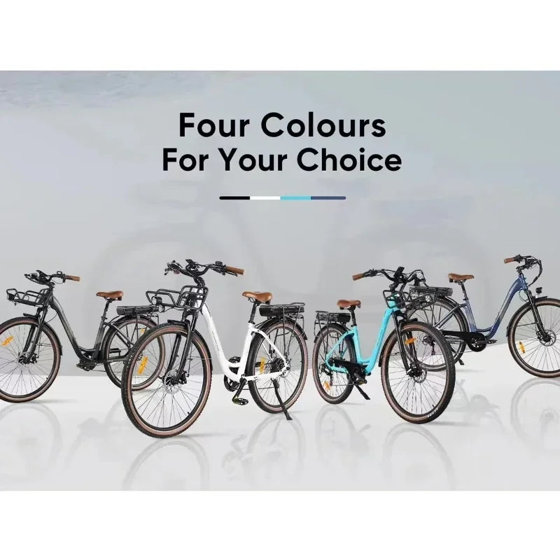 SAMEBIKE RS-A07 28" 500W Brushless Motor Electric City Bike | 36V13AH Lithium Battery