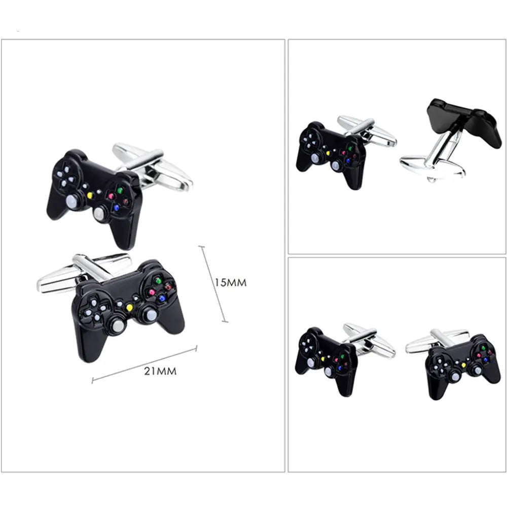 Savoyshi Men's Game Controller Cufflinks for Shirts