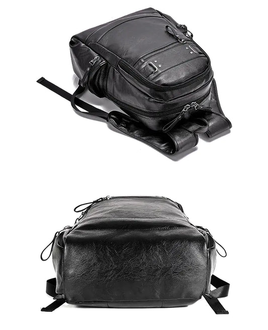 Men's Leather Backpack