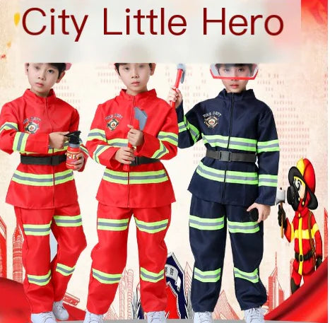 Firefighter Hero Costume for Kids