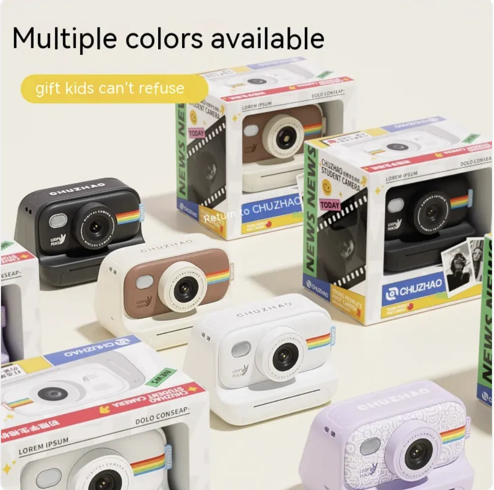 Kid's Printable Polaroid-Style Camera - Ideal Gift