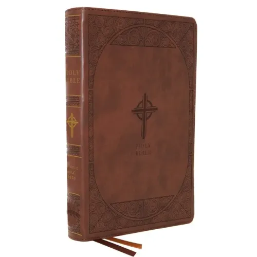 Nabre, New American Bible, Revised Edition, Catholic Bible, Large Print Edition, Leathersoft, Brown, Comfort Print: Holy Bible