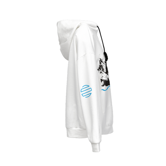 Women’s Original Era "Living Waters" Relaxed Fit Hoodie With Front Patch-Super Heavy 375g