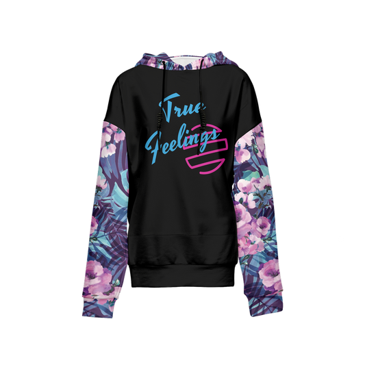Women’s Original Era "True Feelings" Relaxed Fit Hoodie With Front Patch-Super Heavy 375g