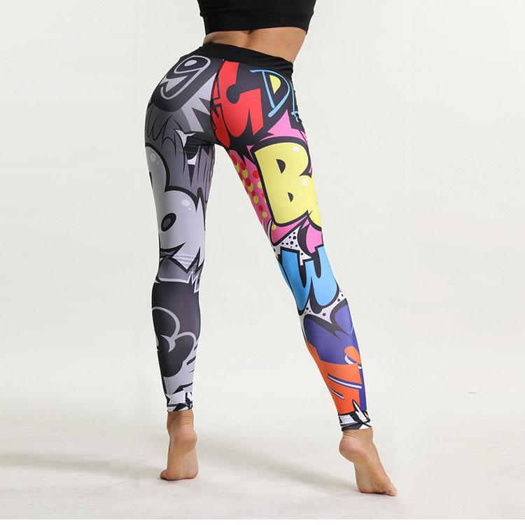 Cartoon Pattern Leggings and Yoga Pants