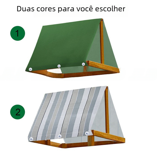 Outdoor Kids Playground Swing Set with Waterproof Canopy