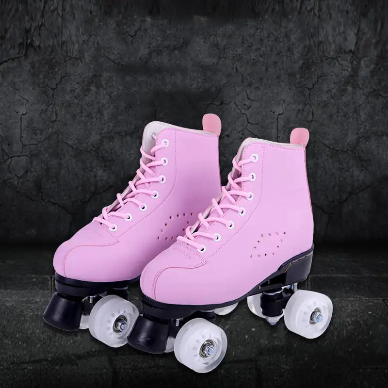 Adults Dual Track LED Quad Skates