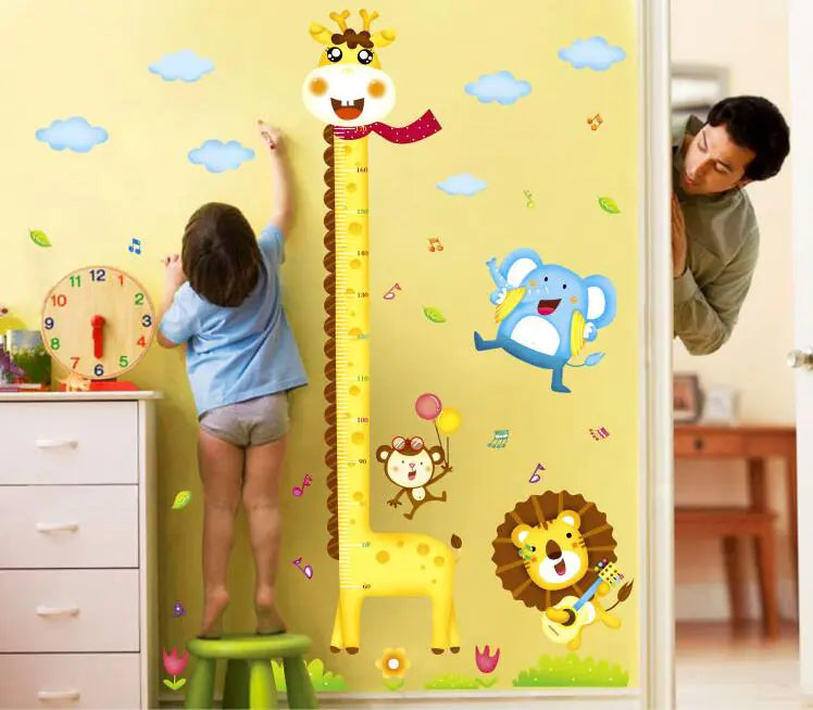 Giraffe Height Chart for Kids