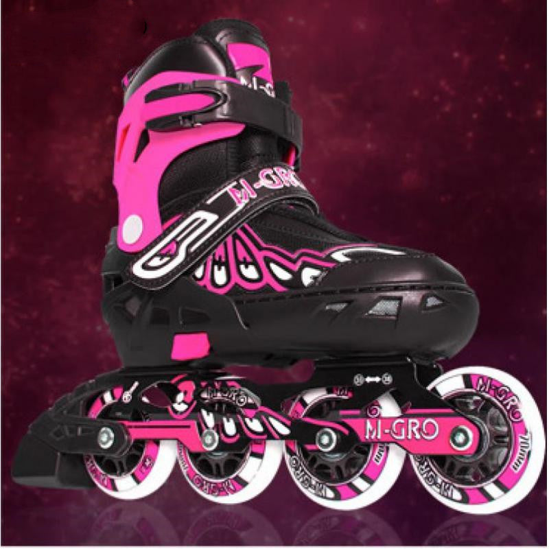 Children's Beginners Adjustable Flash Roller Skates