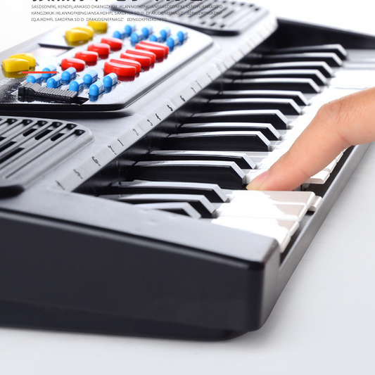 Black 37-Key Beginner Electronic Piano for Kids