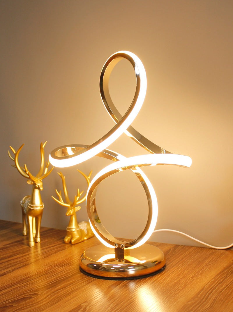 Nordic Luxe Remote Table Lamp