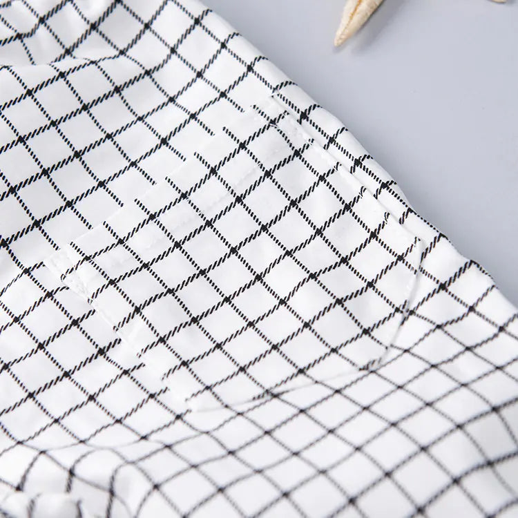 Summer Checkered Kids Shorts