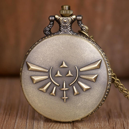 Creative Quartz Pocket Watch with Zelda Design