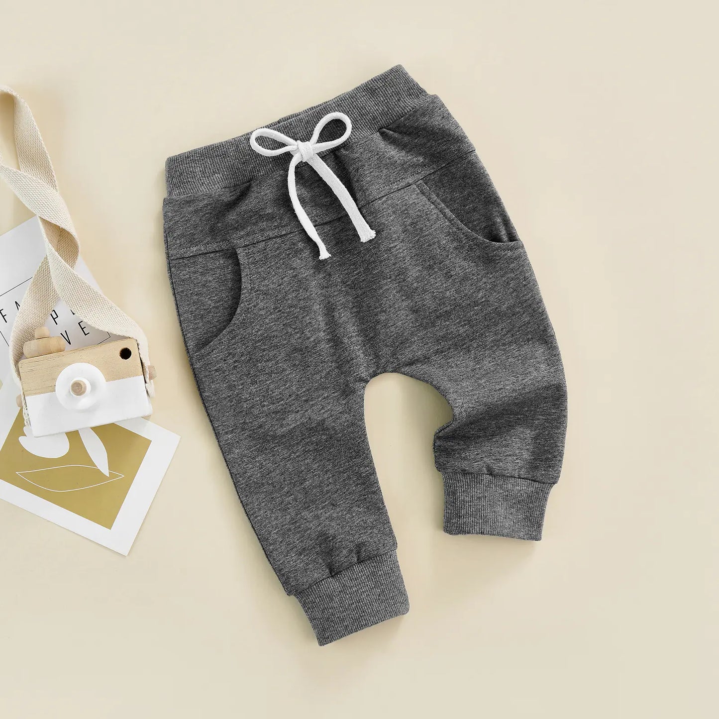 Three-Color Rope Trousers for Kids
