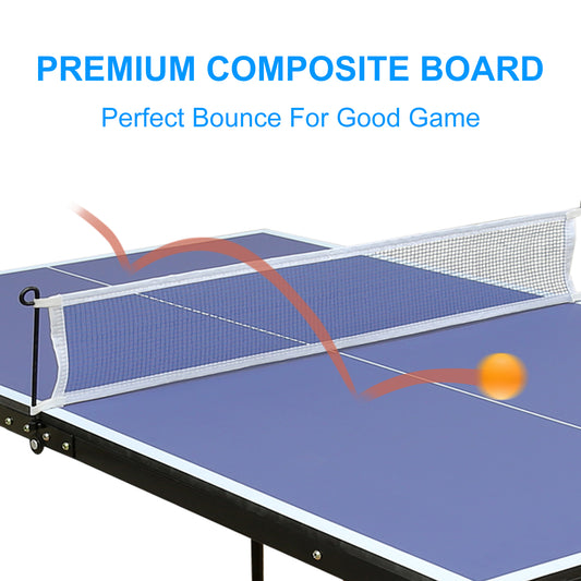 Portable Folding Table Tennis Set