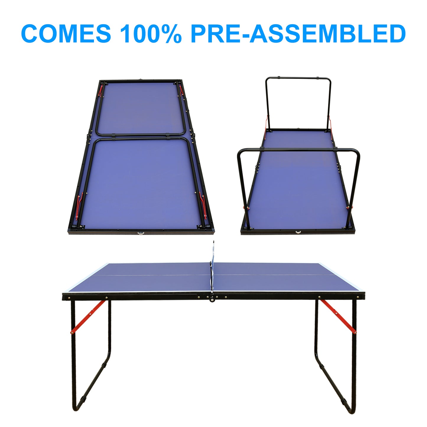Portable Folding Table Tennis Set