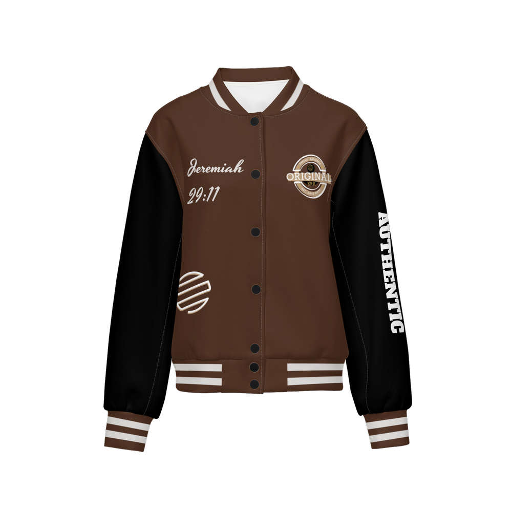 ORIGINAL ERA "ROOTS" Women's Double Layered Bomber Sports Jacket-Techno Scuba Knit