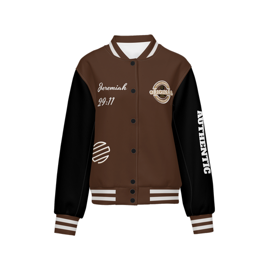 ORIGINAL ERA "ROOTS" Women's Double Layered Bomber Sports Jacket-Techno Scuba Knit