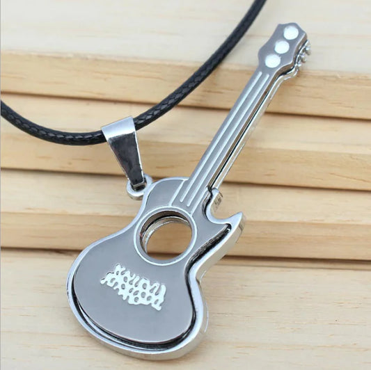 Guitar Necklace, Country Music Pendant for Fashion Lovers