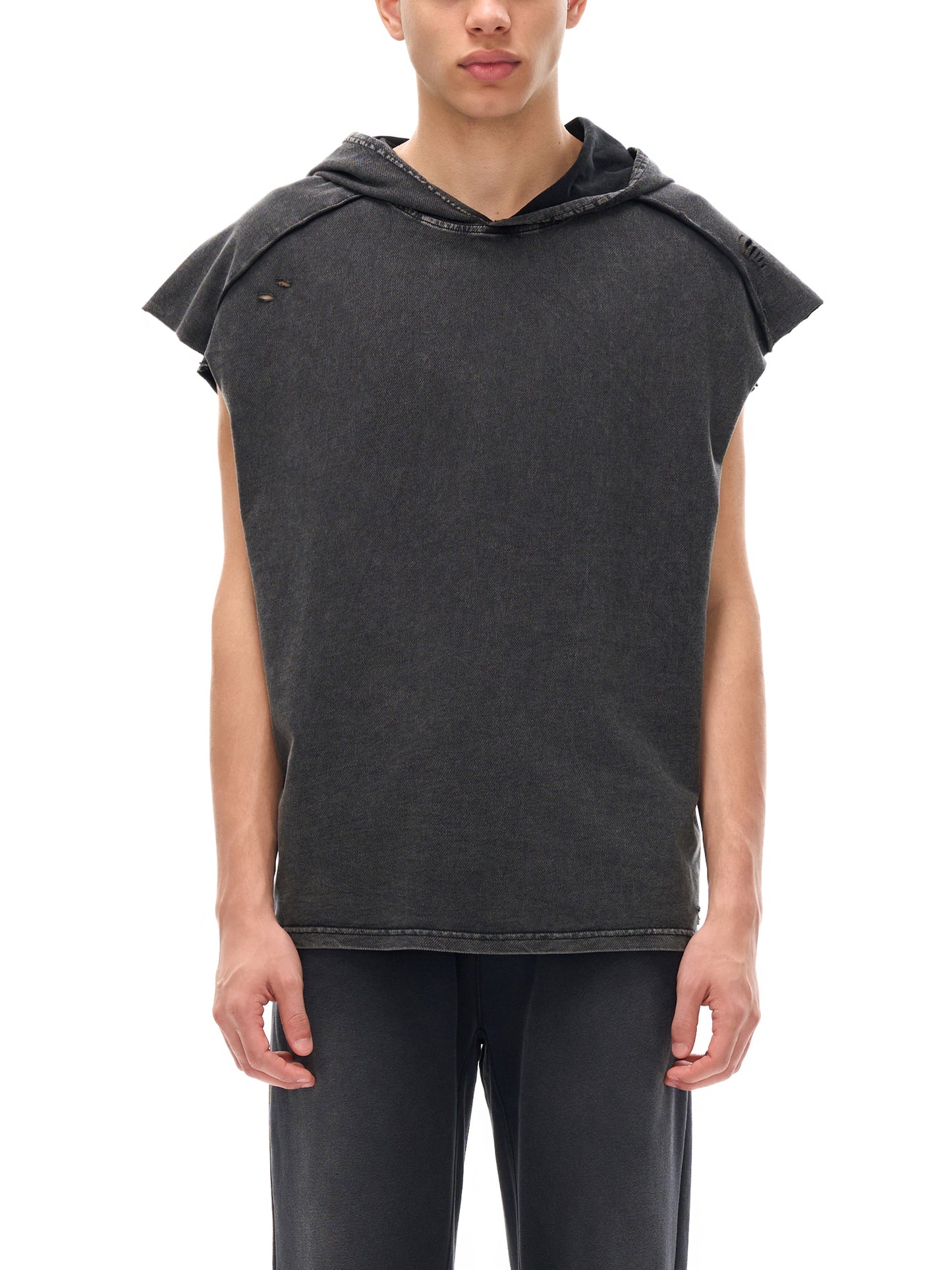 Original Era Classic Snow Washed Boxy Hooded Tank Top