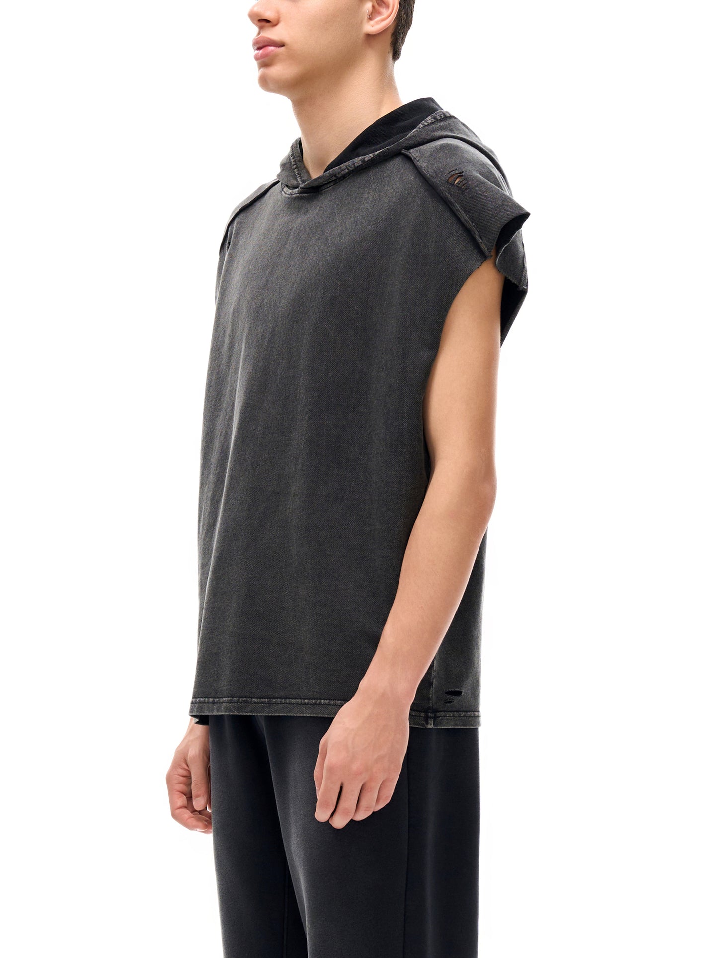 Original Era Classic Snow Washed Boxy Hooded Tank Top